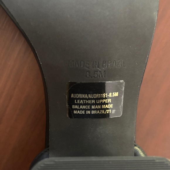 Steve Madden Black Strappy Heels - Picture 5 of 7